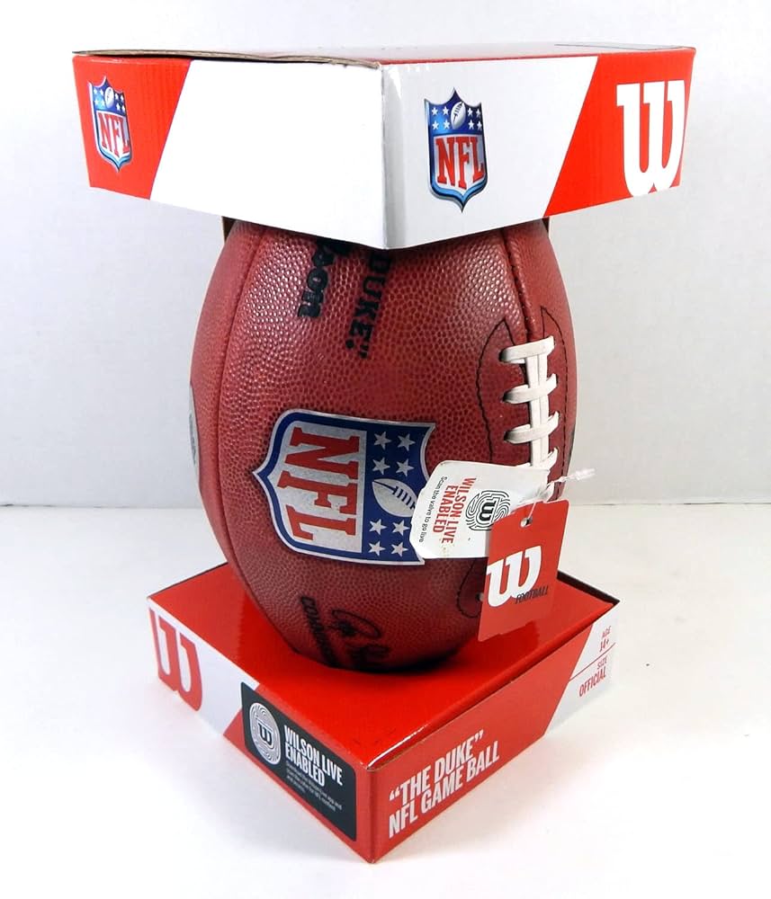 記念グッズ Wilson NFL AUTHENTIC GAME BALL THE DUKE Wilson 